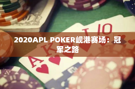 2020APL POKER岘港赛场：冠军之路