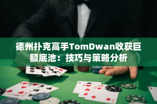 德州扑克高手TomDwan收获巨额底池：技巧与策略分析