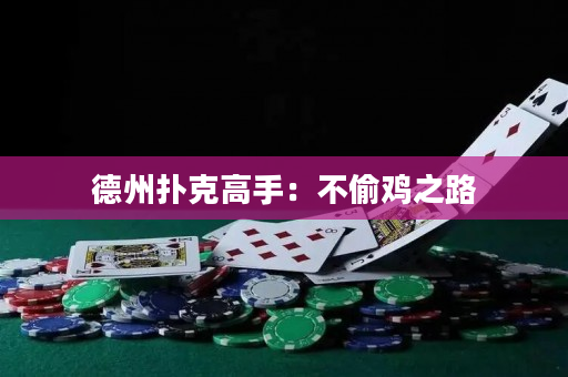 德州扑克高手：不偷鸡之路