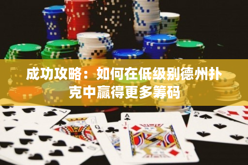 成功攻略：如何在低级别德州扑克中赢得更多筹码