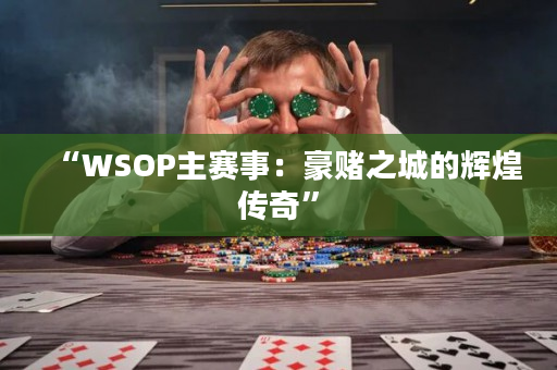 “WSOP主赛事：豪赌之城的辉煌传奇”