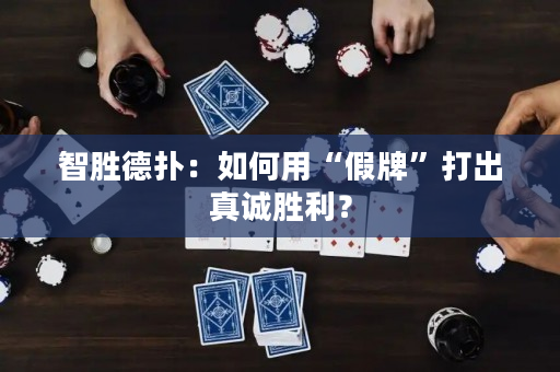 智胜德扑：如何用“假牌”打出真诚胜利？