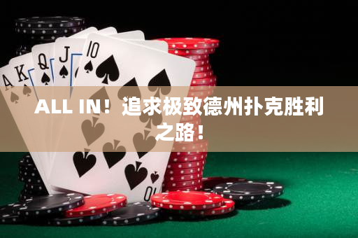 ALL IN！追求极致德州扑克胜利之路！